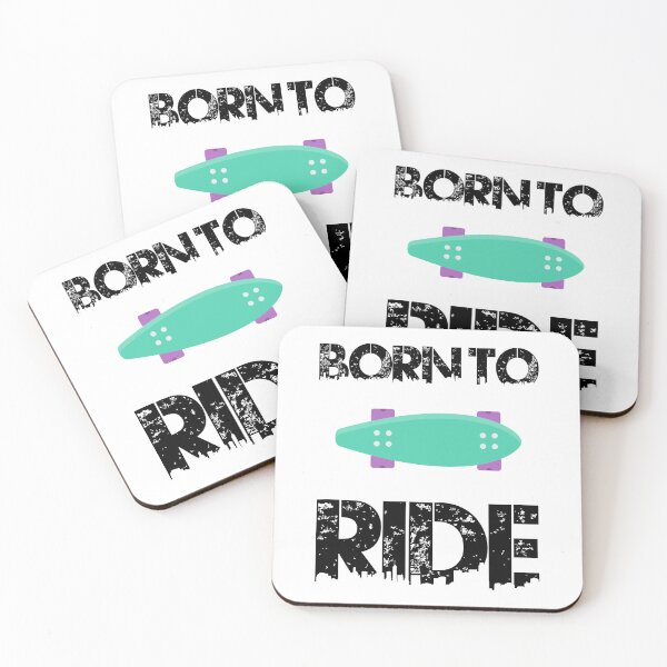 Item preview, born to ride skateboard skate designed and sold by la-petite-folie.