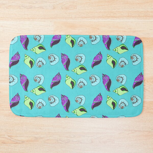 Item preview, Shells in bright colours with blue background  designed and sold by LynseysArtShop.