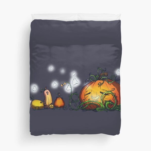 Pumpkins for a Happy Halloween ! Duvet Cover