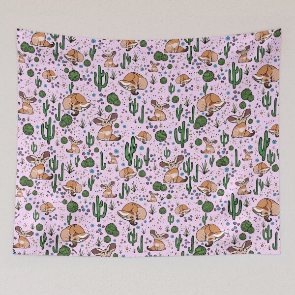 Item preview, Fennec Foxes in Pink designed and sold by Nemki.