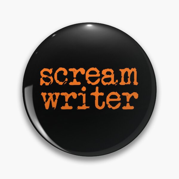 Item preview, scream writer in pumpkin designed and sold by TeaRoseWriter.