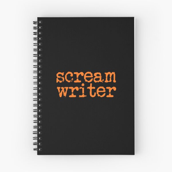 Item preview, scream writer in pumpkin designed and sold by TeaRoseWriter.