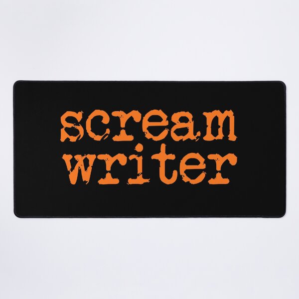 Item preview, scream writer in pumpkin designed and sold by TeaRoseWriter.