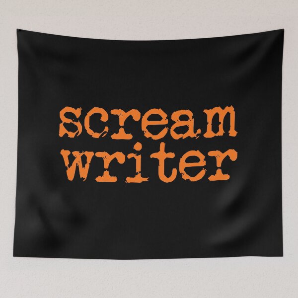 Item preview, scream writer in pumpkin designed and sold by TeaRoseWriter.
