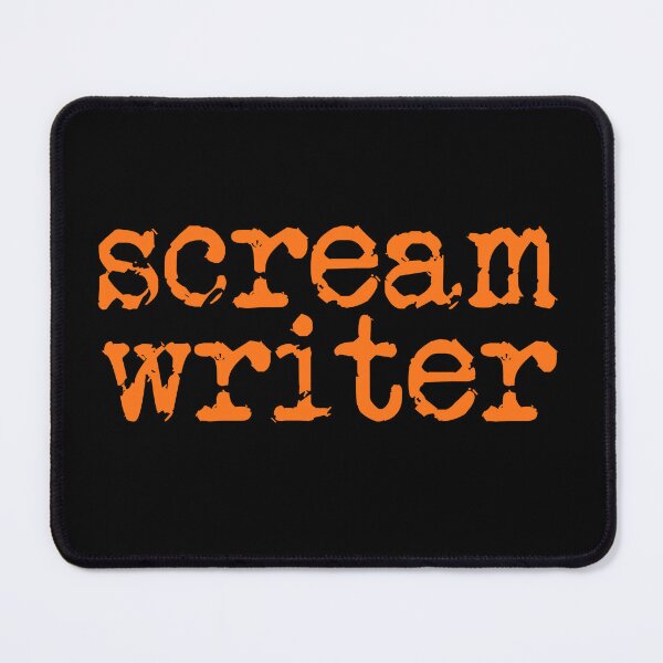 Item preview, scream writer in pumpkin designed and sold by TeaRoseWriter.