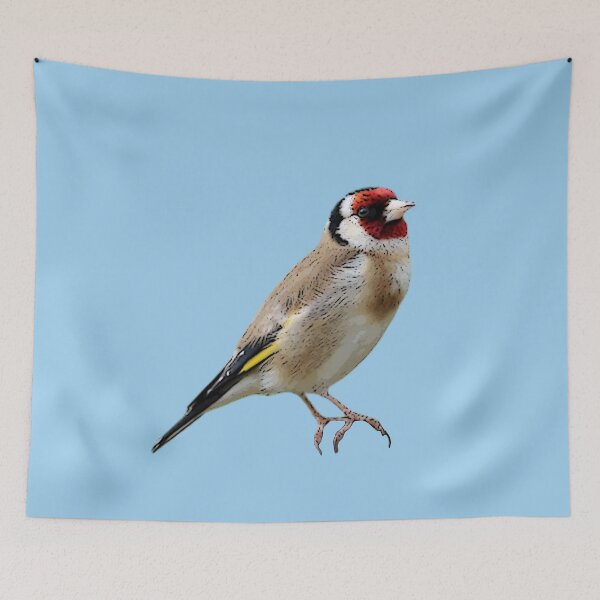Item preview, A European Goldfinch Color Design Painting Print designed and sold by designsasstultd.