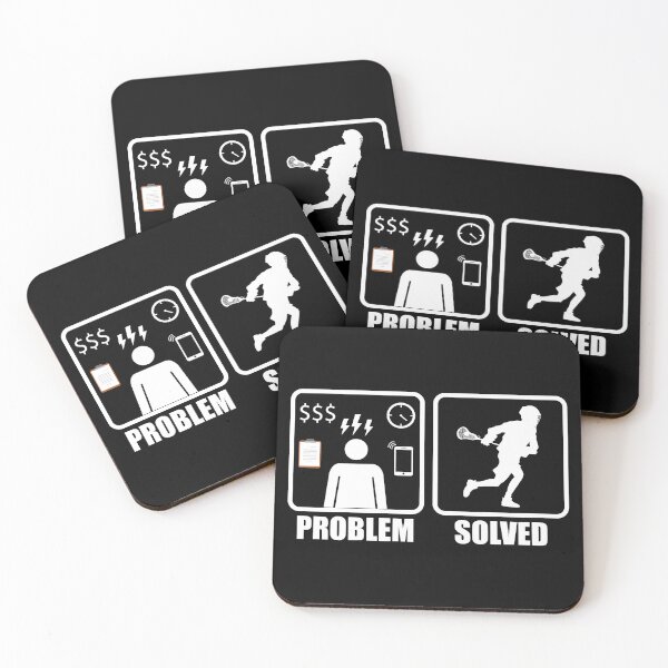 Item preview, Problem Solved with Lacrosse designed and sold by TendyTees.