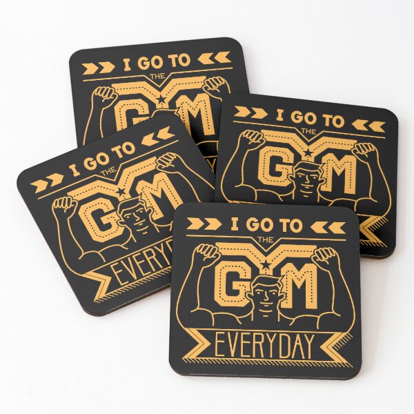 Item preview, I go to the gym everyday | gym rat | gym goer designed and sold by simonlidesign.