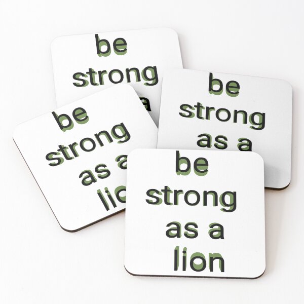 Item preview, Be strong as a lion designed and sold by earth wings.