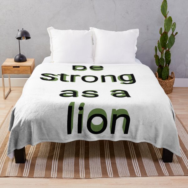 Item preview, Be strong as a lion designed and sold by earth wings.