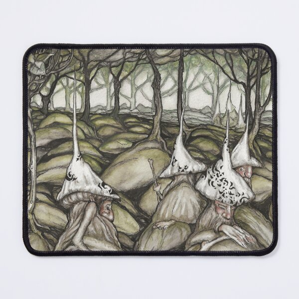 Item preview, gnomes in mushroom caps designed and sold by Jessica Gadra.