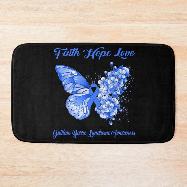 Item preview, Faith Hope Love Guillain Barre Syndrome Awareness Butterfly Ribbon Gifts designed and sold by Adropine.
