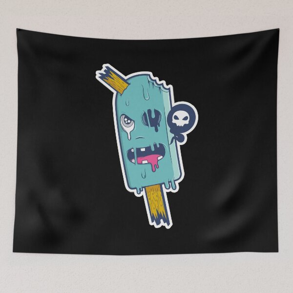 Item preview, Graphic Zombie  Scary Popsicle Nightmare Grunge Halloween  designed and sold by aDevlop25.