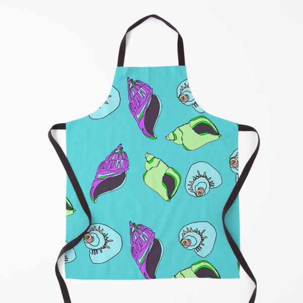 Item preview, Shells in bright colours with blue background designed and sold by LynseysArtShop.