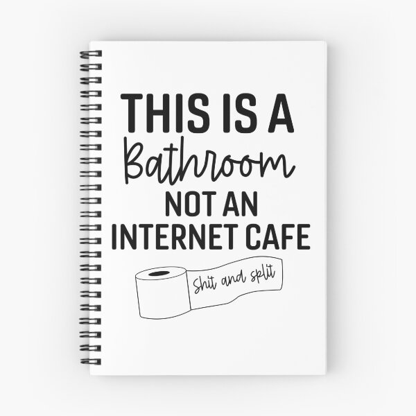 Item preview, this is a bathroom not an internet cafe , Funny Internet Cafe  designed and sold by Every Pet  Shirts.