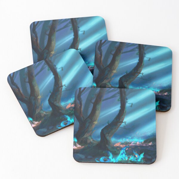 Item preview, Mysterious fantasy forest AI painting designed and sold by AiArtist01.