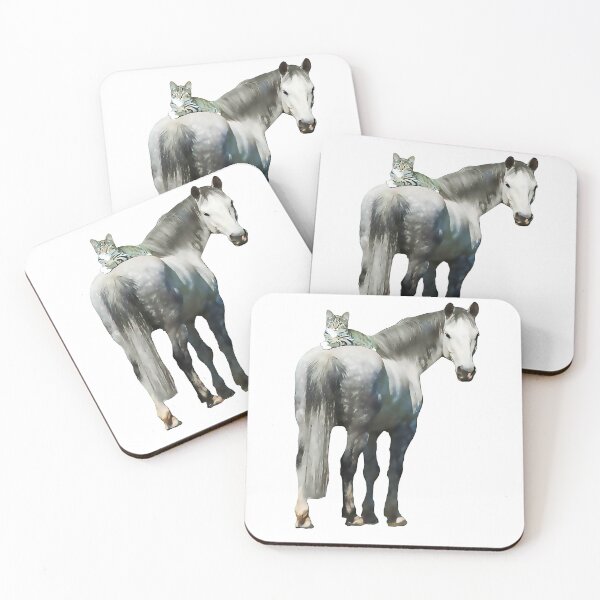 Item preview, Horse & Cat: Fast Friends designed and sold by horseymj1.