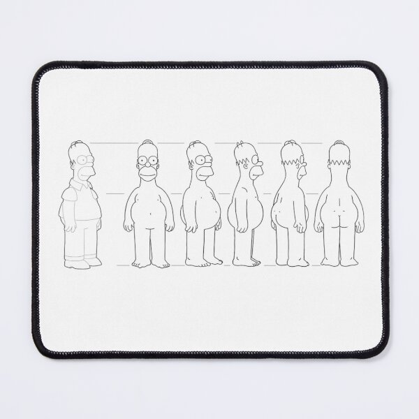 Item preview, Naked Homer designed and sold by shirtsthatiwant.