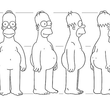 "Naked Homer" Art Print for Sale by shirtsthatiwant | Redbubble