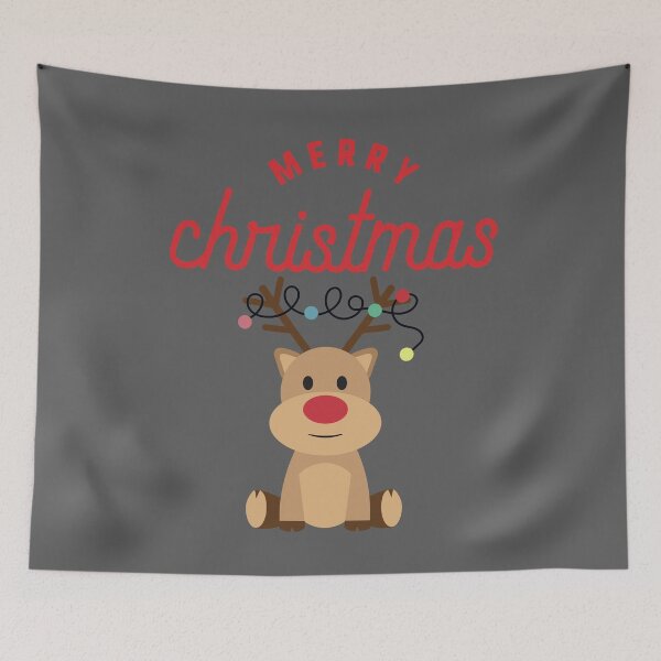 Item preview, Merry Christmas Reindeer - Merry Christmas Classic Rudolph designed and sold by antevasinart.