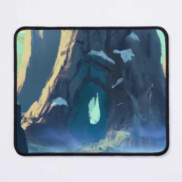 Item preview, Mysterious fantasy mountain AI painting designed and sold by AiArtist01.