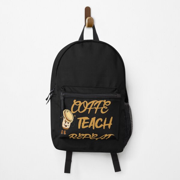 Item preview, Back To School Coffee Teach Repeat Teacher Life Motivational T-Shirt designed and sold by best-tshirtss.