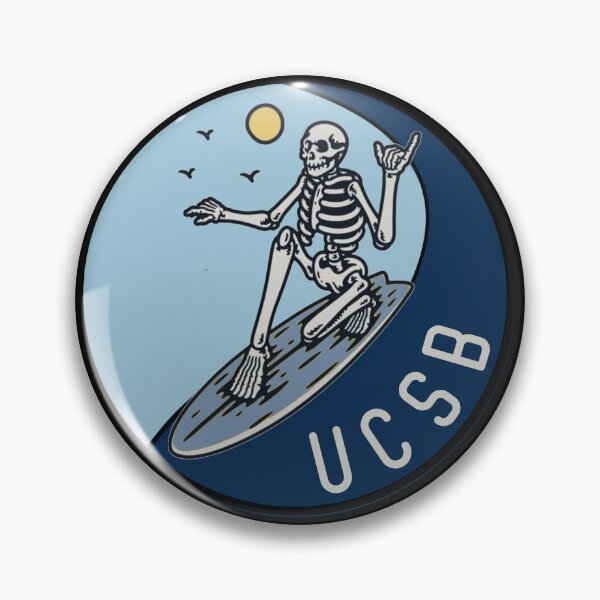 Item preview, UCSB SKELETON SURFER designed and sold by geekassgirl.