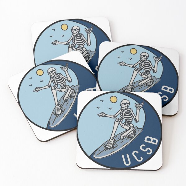 Item preview, UCSB SKELETON SURFER designed and sold by geekassgirl.