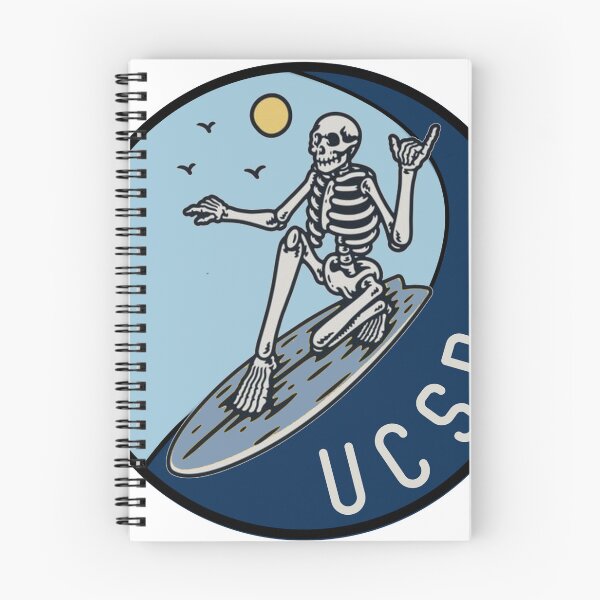 Item preview, SURFER ESQUELETO UCSB designed and sold by geekassgirl.