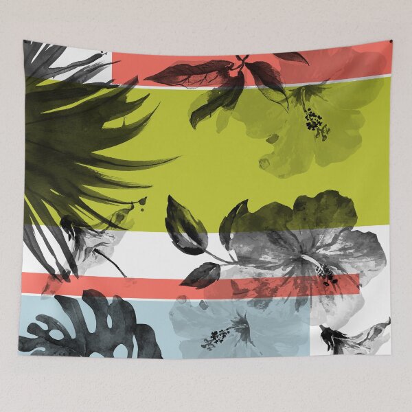 Item preview, Floral Color Block 1 designed and sold by Irena Orlov.