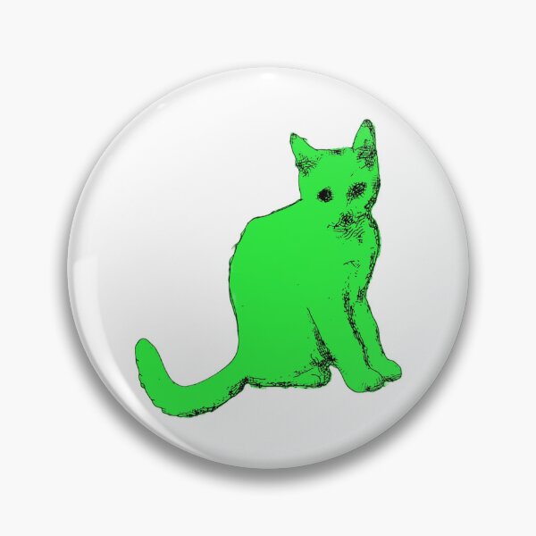 Item preview, The Lime Green Cat designed and sold by IrisAndSeb.