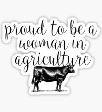 Women In Agriculture Sticker