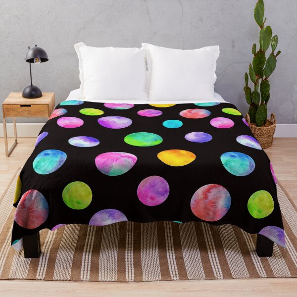 Item preview, polka dots watercolor multicolor trendy pattern designed and sold by cutecrazytshirt.