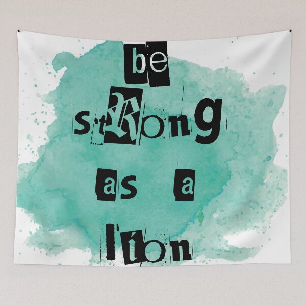 Item preview, Be strong as a lion designed and sold by earth wings.