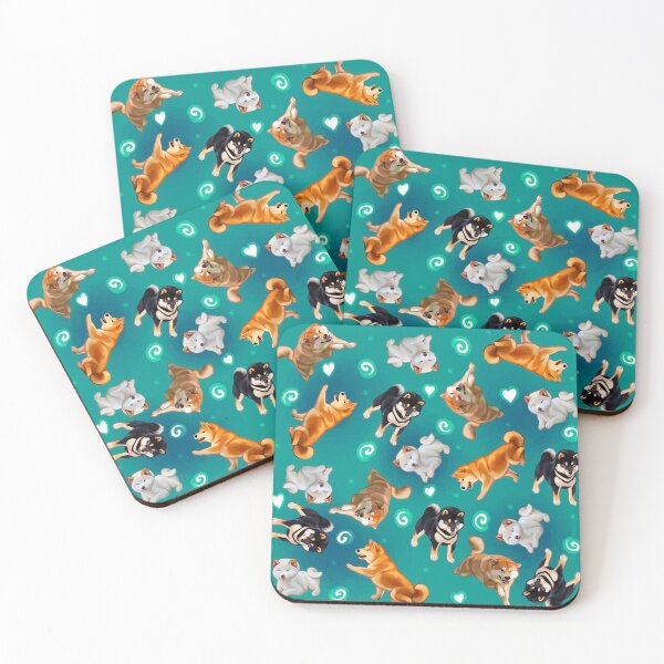 Item preview, Shiba Inu in Turquoise  designed and sold by bawk.
