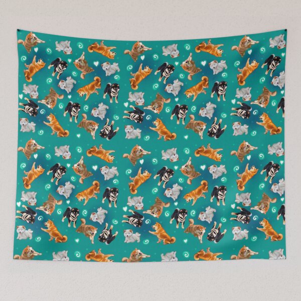 Item preview, Shiba Inu in Turquoise  designed and sold by bawk.