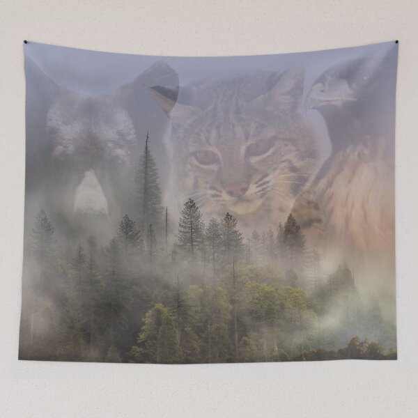 Item preview, Bobcat, Bear and Hawk Totems designed and sold by Stephanie Laird.
