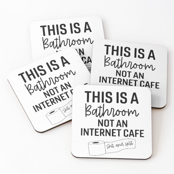Item preview, this is a bathroom not an internet cafe , Funny Internet Cafe  designed and sold by Every Pet  Shirts.