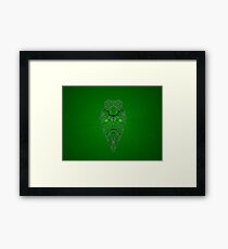 green man Framed Print