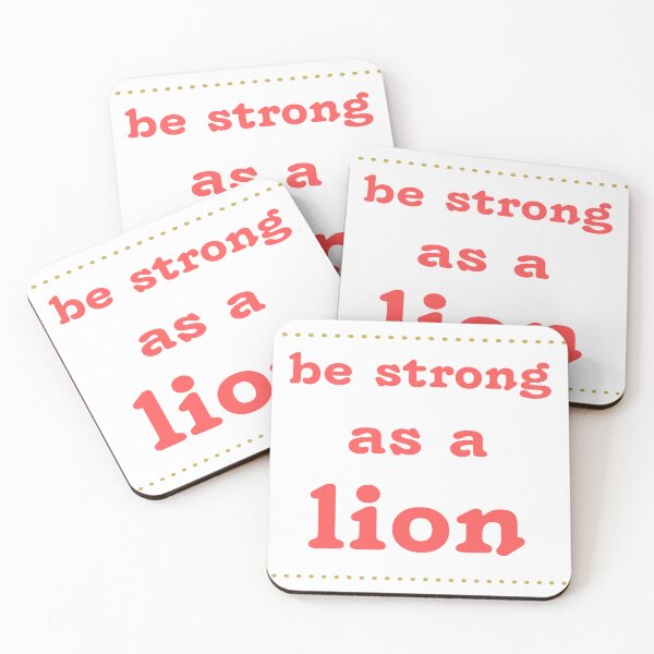 Item preview, Be strong as a lion designed and sold by earth wings.