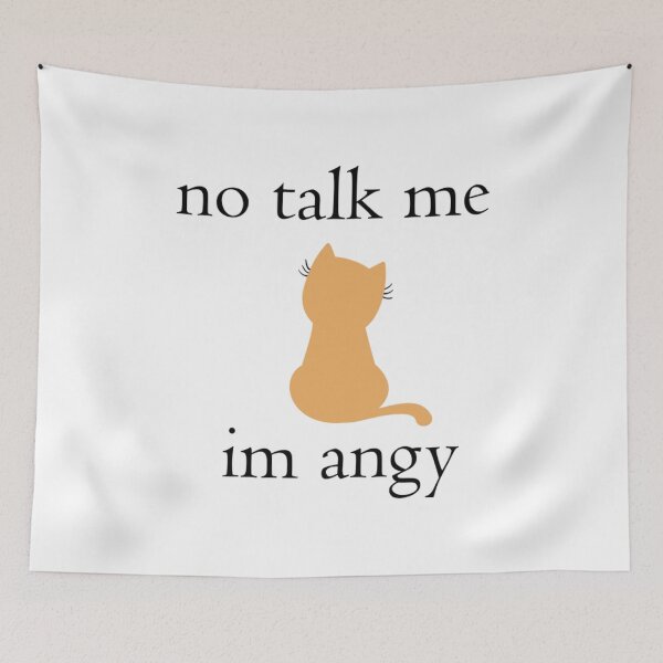 Item preview, No Talk Me Im Angy designed and sold by ZackaryWalter.