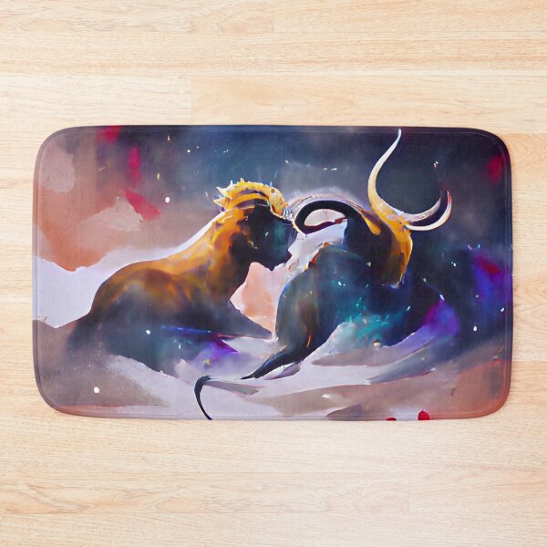Item preview, Capricorn and Leo designed and sold by AbstractlyArt.