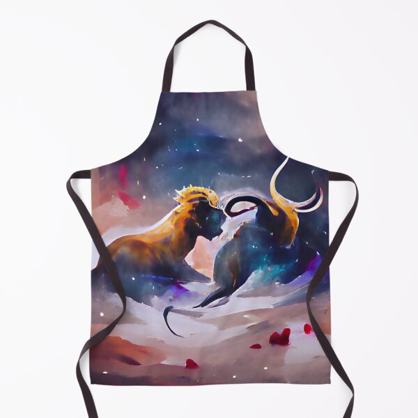 Artikelvorschau, Steinbock und Löwe entworfen und verkauft von AbstractlyArt.