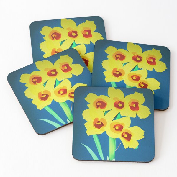 Item preview, Daffodil Flowers- Bunch of yellow flowers illustration designed and sold by tinytiger77.