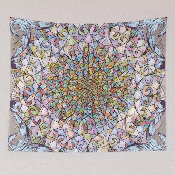 Item preview, Stained Glass in Pastels designed and sold by Vanessa Hogle.
