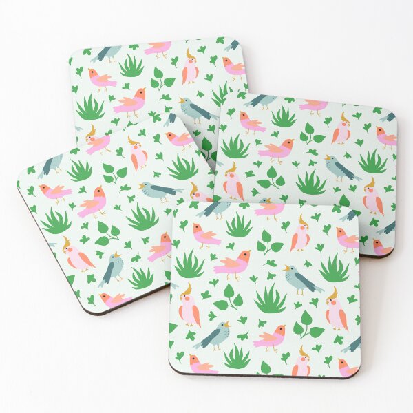 Item preview, Colorful Birds & Green Plants designed and sold by colortheoryshop.