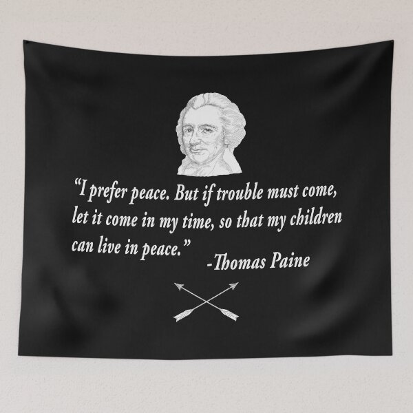 Item preview, Thomas Paine Quote on Trouble designed and sold by Design-Tampa.