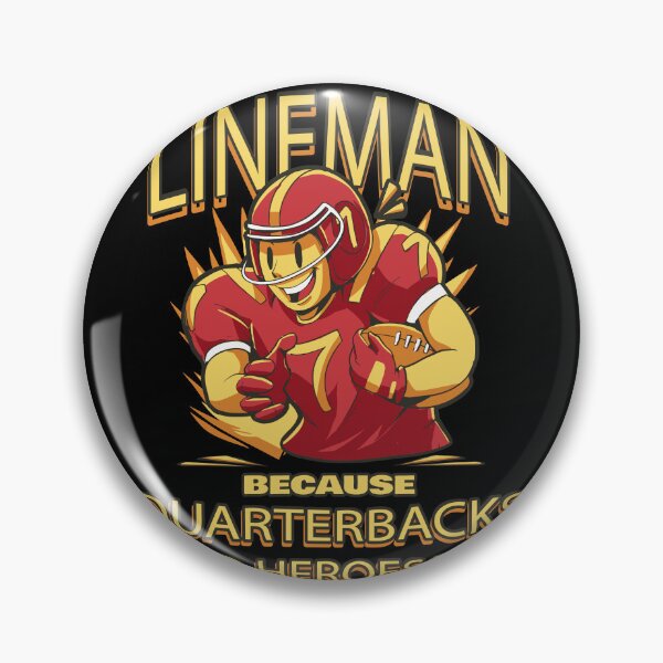Item preview, Lineman Because Quarterbacks Need Heroes, Football Linemen, Football Fan Gift designed and sold by Countrysmart.