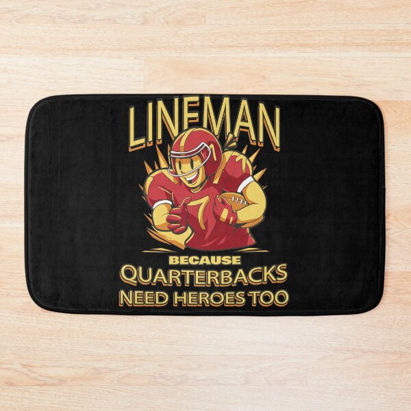 Item preview, Lineman Because Quarterbacks Need Heroes, Football Linemen, Football Fan Gift designed and sold by Countrysmart.