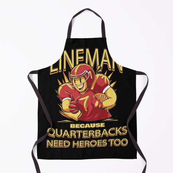 Item preview, Lineman Because Quarterbacks Need Heroes, Football Linemen, Football Fan Gift designed and sold by Countrysmart.